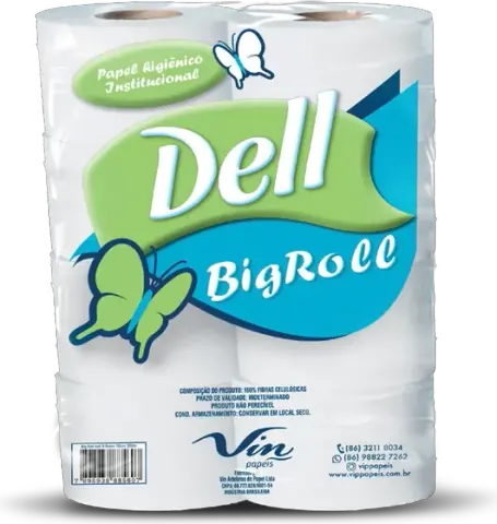 Papel Higiênico Big Roll Dell 100% Celulose