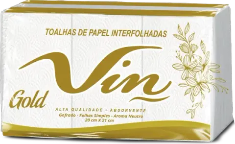 Toalha Interfolha Vin Gold